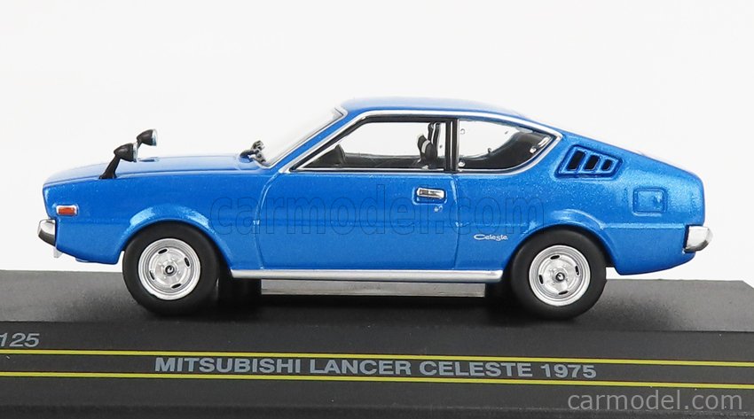 Miniature First43 1/43 - Mitsubishi Lancer Celeste 1975 - Bleu - Import Japon - Neuve