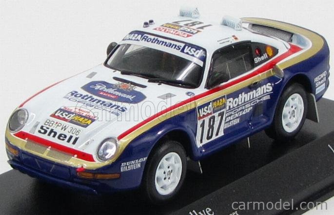 PORSCHE - 959 N 187 6th RALLY PARIS-DAKAR 1986 R.KUSSMAUL - H.UNGER