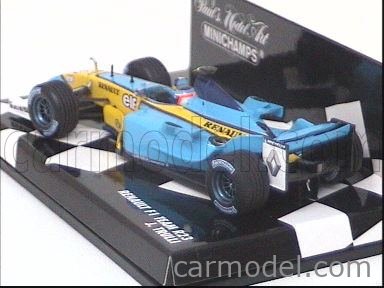 Hot Wheels 1/18 - F1 Renault R23 Trulli 2003 - Sans Boîte D'origine (Bon état)