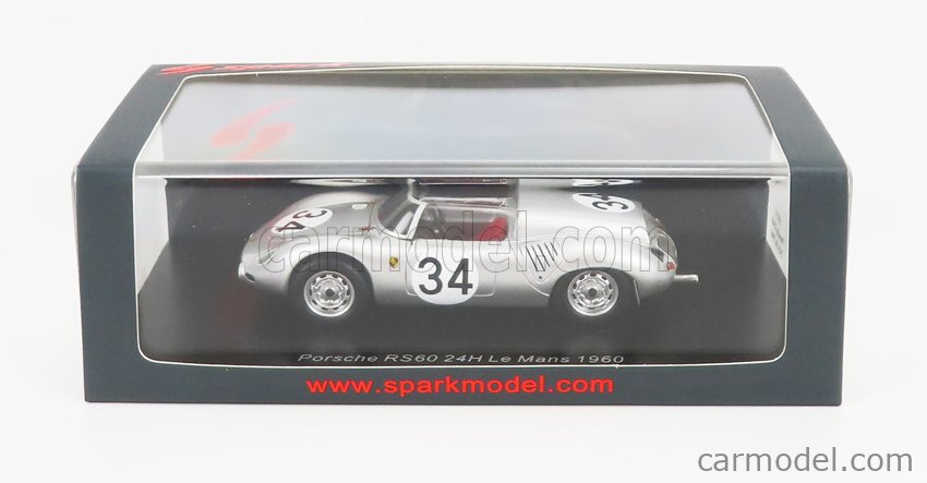 SPARK-MODEL S9731 Scale 1/43 | PORSCHE RS60 1606cc TEAM PORSCHE KG N 34 ...