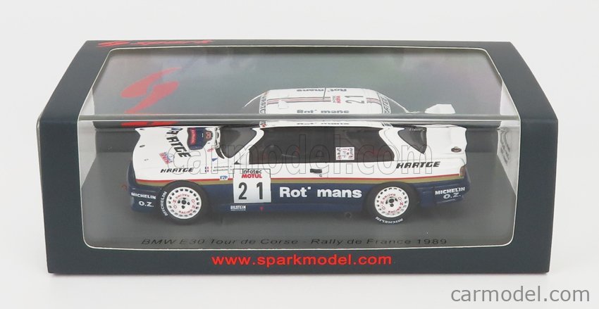 SPARK-MODEL S8485 Scale 1/43 | BMW 3-SERIES (E30) N 21 RALLY TOUR 