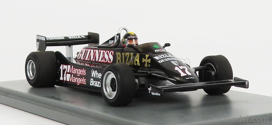 March 811 n17 Derek Daly 1981 F1 Grand Prix d'Angleterre
