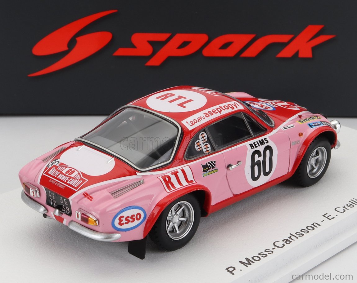 SPARK-MODEL S6109 Scale 1/43 | RENAULT ALPINE A110 1800 N 60 RALLY ...