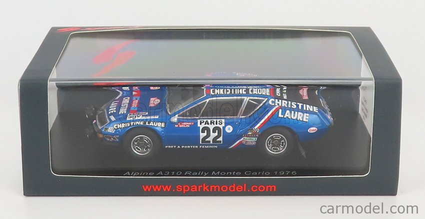 SPARK-MODEL S5471 Scale 1/43 | RENAULT ALPINE A310 N 22