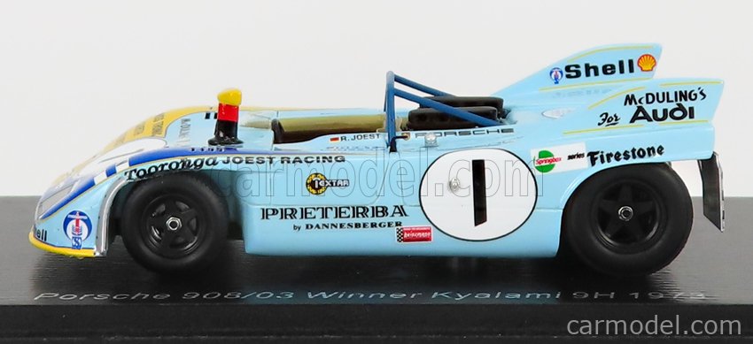 SPARK-MODEL S1994 Echelle 1/43 | PORSCHE 908/3LH TEAM OVORO JOEST RACING N 15 4th 24h LE MANS