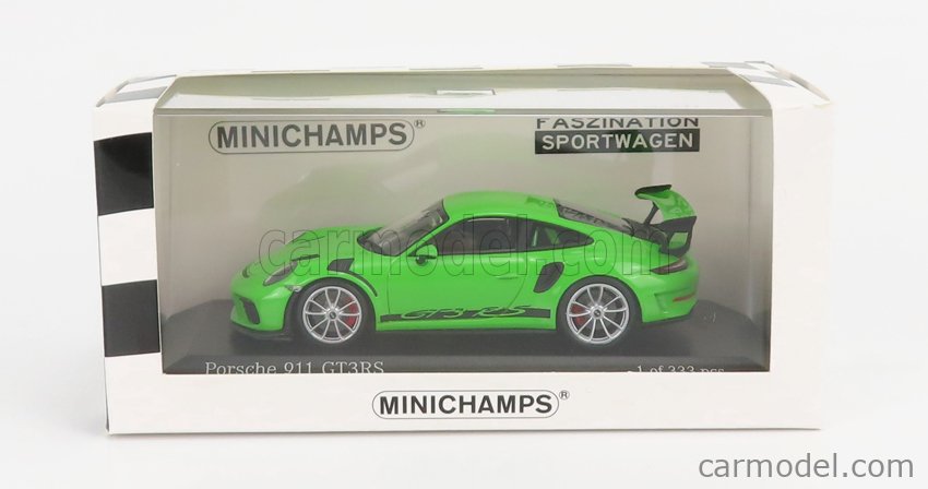 Minichamps PH Porsche 911 991.2 Chalk GT3 RS 1:43 Diecast Car 413067039