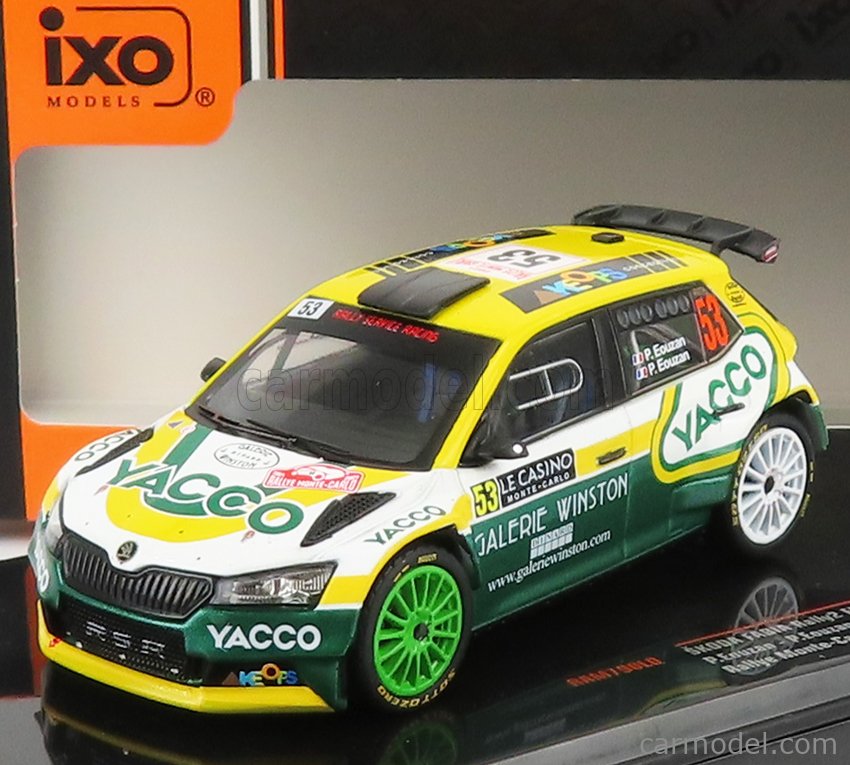 Skoda Fabia Rally2 Evo 1/43 – Monte-Carlo 2024 – Locatelli – IXO RAM921 – Neuf
