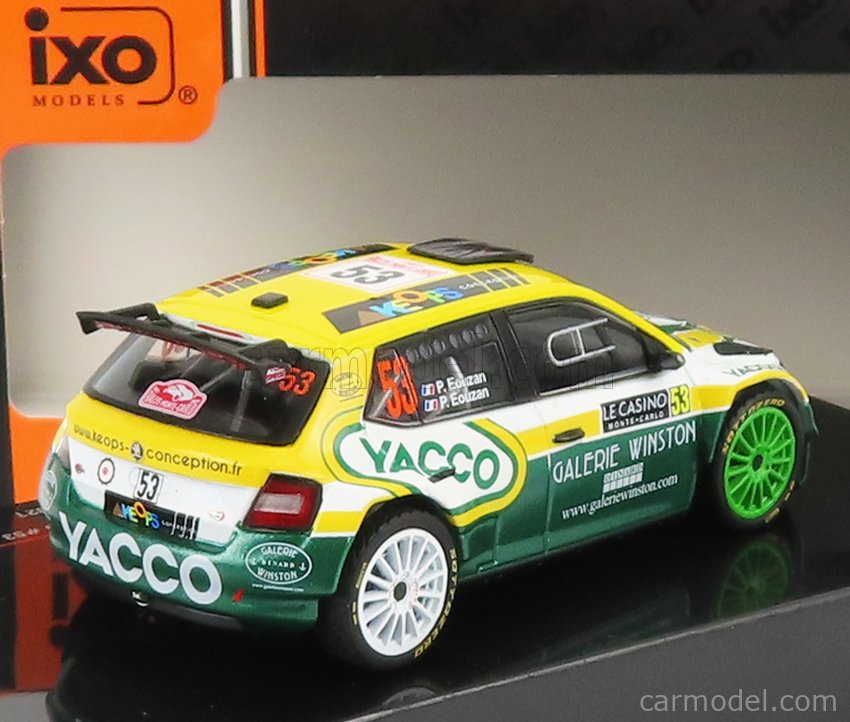 Modèle Réduit Skoda Fabia Rally2 EVO N°39 - Rallye D'Ypres 2021 - Échelle 1/43 Par IXOMODELS