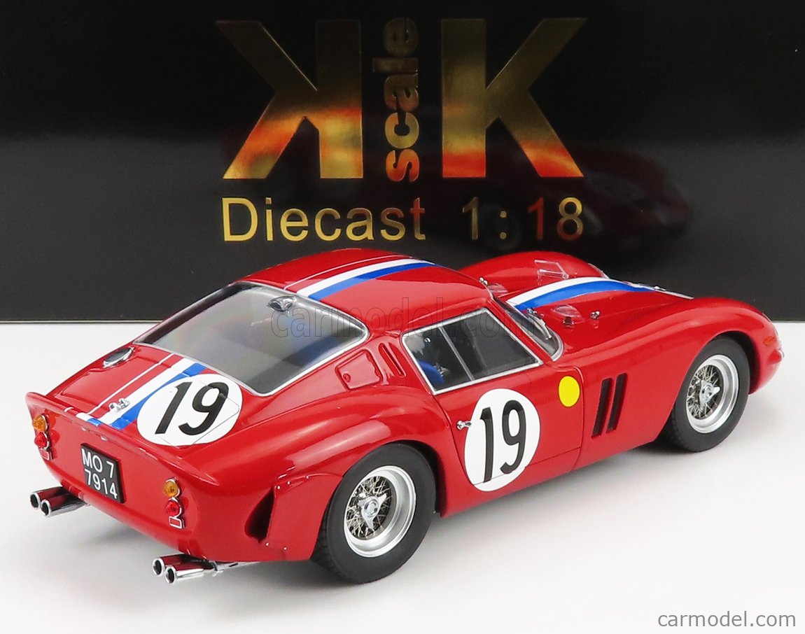 KK-SCALE KKDC180735 Scale 1/18 | FERRARI 250 GTO COUPE ch.3705gt TEAM ...