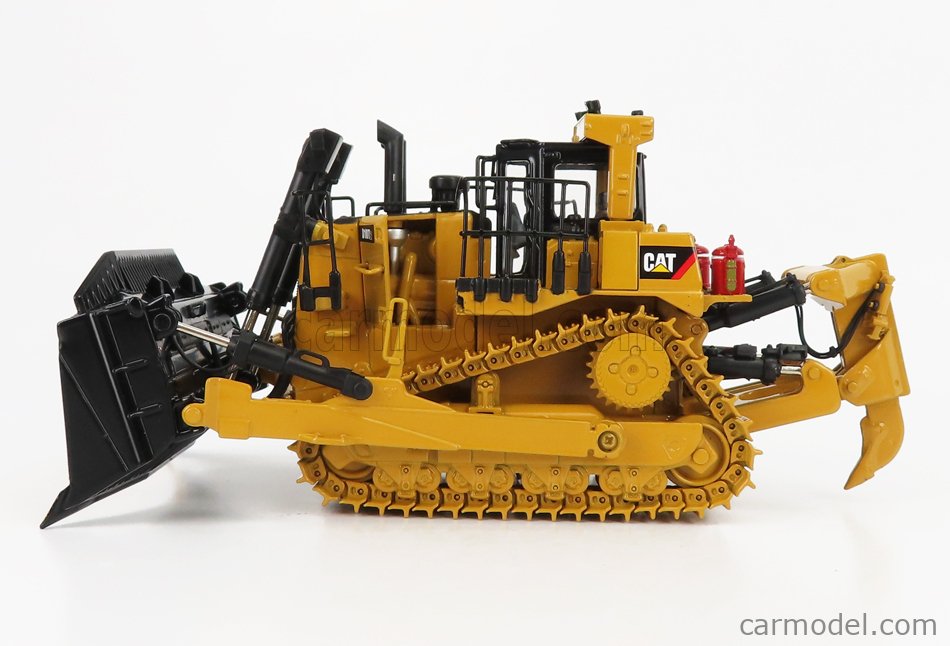 Modèle Réduit DM Models Caterpillar Cat D8 - Ruspa Dozer Scraper - Échelle 1:50 - Neuf