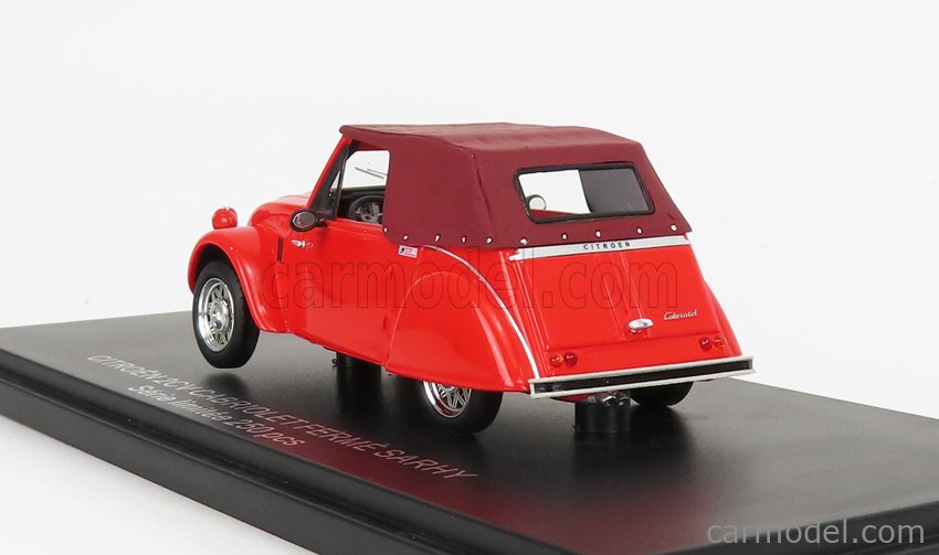 FRANSTYLE FRANSTYLE0019 Masstab: 1/43  CITROEN 2CV CABRIOLET CLOSED 1954 2 TONE RED