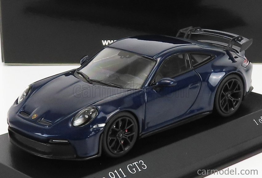 MINICHAMPS 410069206 Scale 1/43 | PORSCHE 911 992 GT3 COUPE 2020 BLUE MET