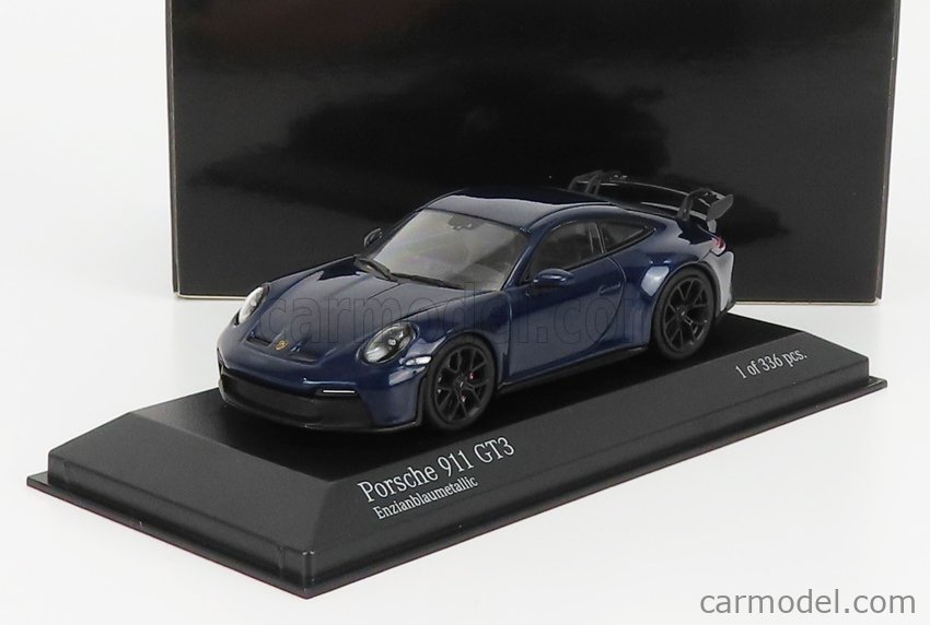 MINICHAMPS 410069206 Scale 1/43 | PORSCHE 911 992 GT3 COUPE 2020 BLUE MET