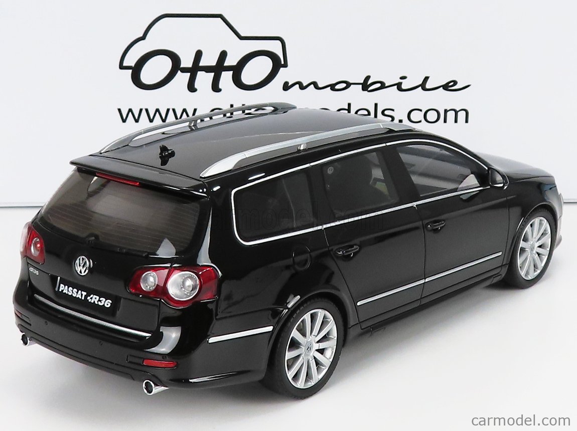 Miniature Otto 1/18 – Volkswagen Passat B6 R36 Variant 2008 – Noire – Résine