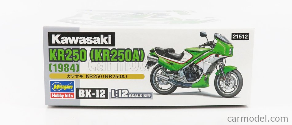 HASEGAWA 21512 Scale 1/12  KAWASAKI KR250 1984 /