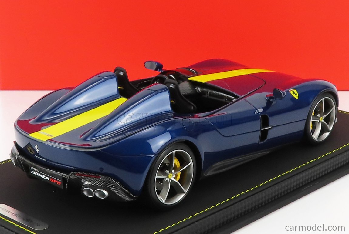 FERRARI - MONZA SP2 ICONA 2018 - CON VETRINA - WITH SHOWCASE