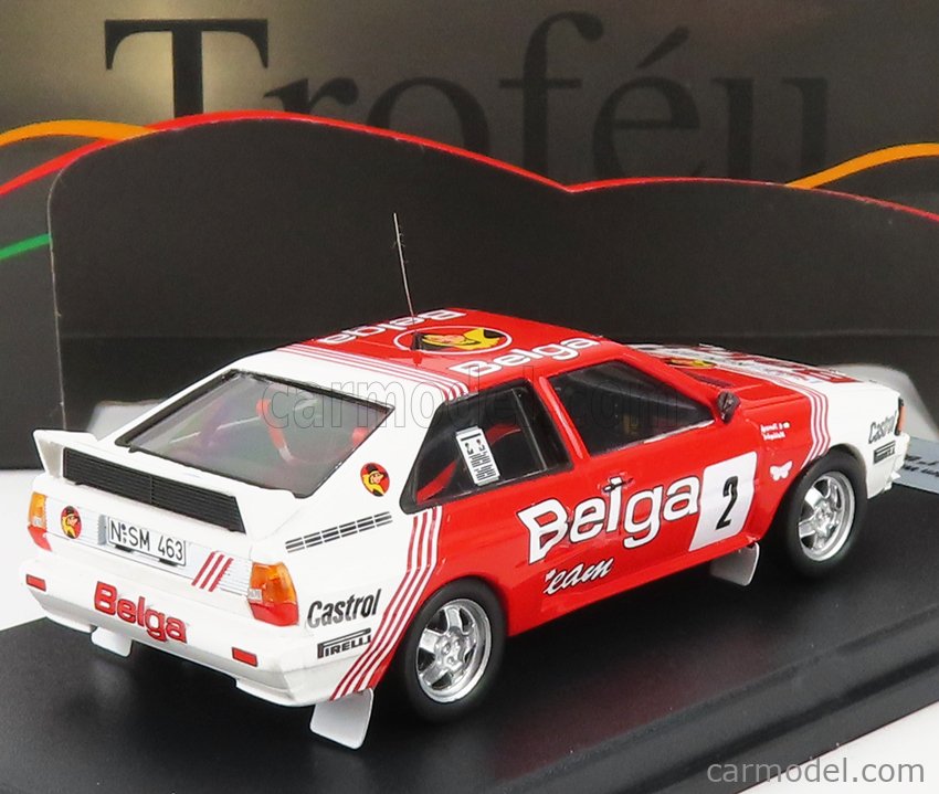 Spark / Trofeu – Audi Quattro Belga 1/43 – Haspengouw 1985 N°3 Duez/Lux – Neuf