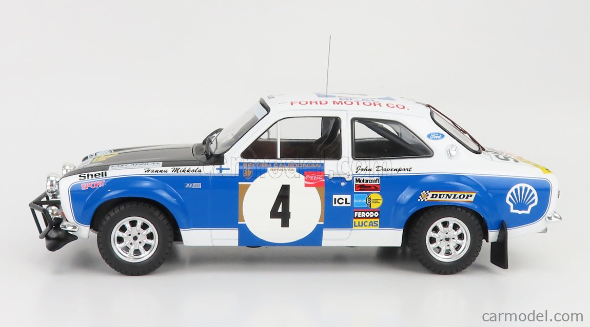 IXO-MODELS 18RMC075C.20 Scale 1/18 | FORD ENGLAND ESCORT MKI RS 1600 ...