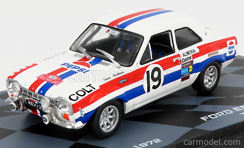 EDICOLA RMIT029 Scale 1/43 | FORD ENGLAND ESCORT RS1600 N 19 RALLY ...