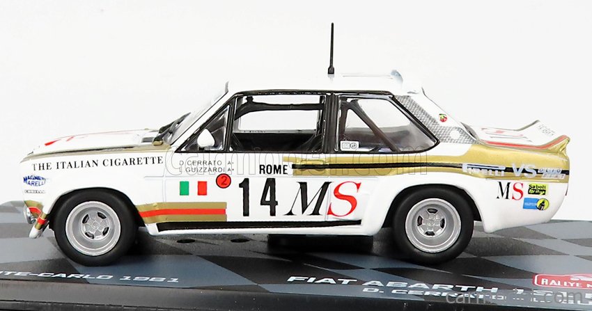 RMIT22F 1/43 IXO Rallye Monte Carlo FIAT Abarth 131 rally 1981 Cerrato #14 RMIT22F 1/43 IXO Rallye Monte Carlo FIAT Abarth 131 rally 1981 Cerrato #14