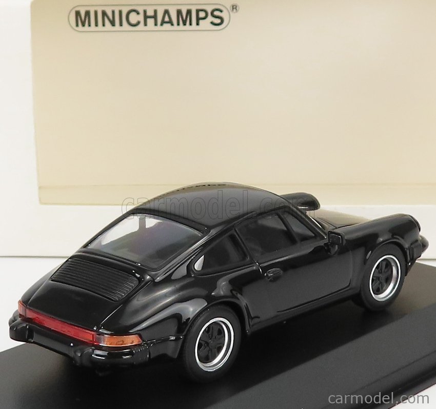 Voiture Miniature de Collection - MAXICHAMPS 1/43 - PORSCHE 911 SC - 1979 - Blanc et Jaune