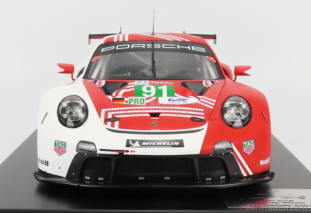 Maquette SPARK Porsche 911 N°91 - 24H Du Mans 2020 - Échelle 1/43 - Neuf - Brun/Lietz/Makowiecki