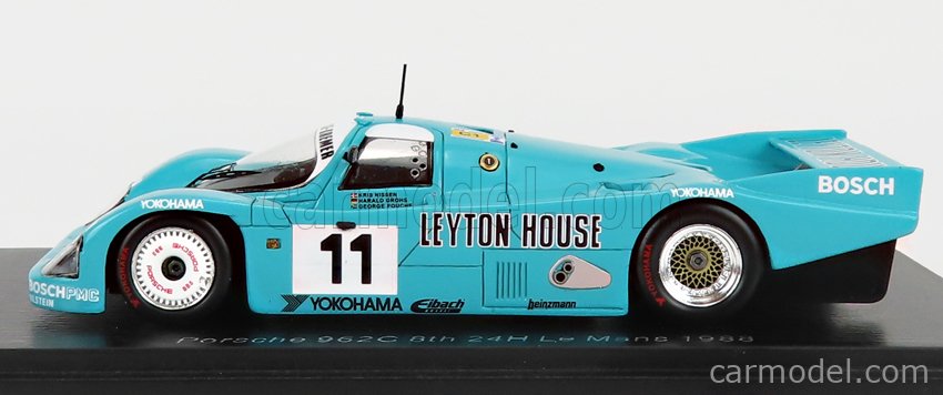 Spark 1/43 Joest Racing Porsche 962C 1988 24 Hours Le Mans 3Rd Place