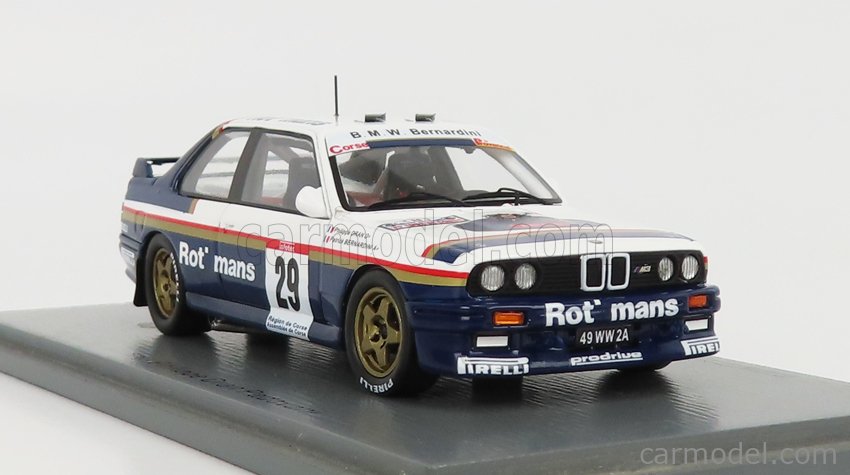 SPARK-MODEL S8489 Scale 1/43 | BMW 3-SERIES (E30) N 29 RALLY TOUR DE ...