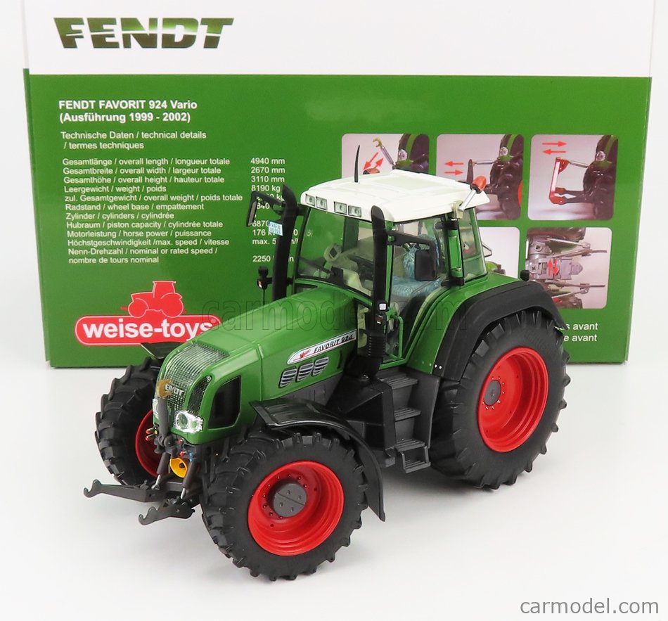 Fendt Favori 924 VARIO GEN 2 1:32 Manière Toys 1067 Tracteur Tracteur Remorqueur 