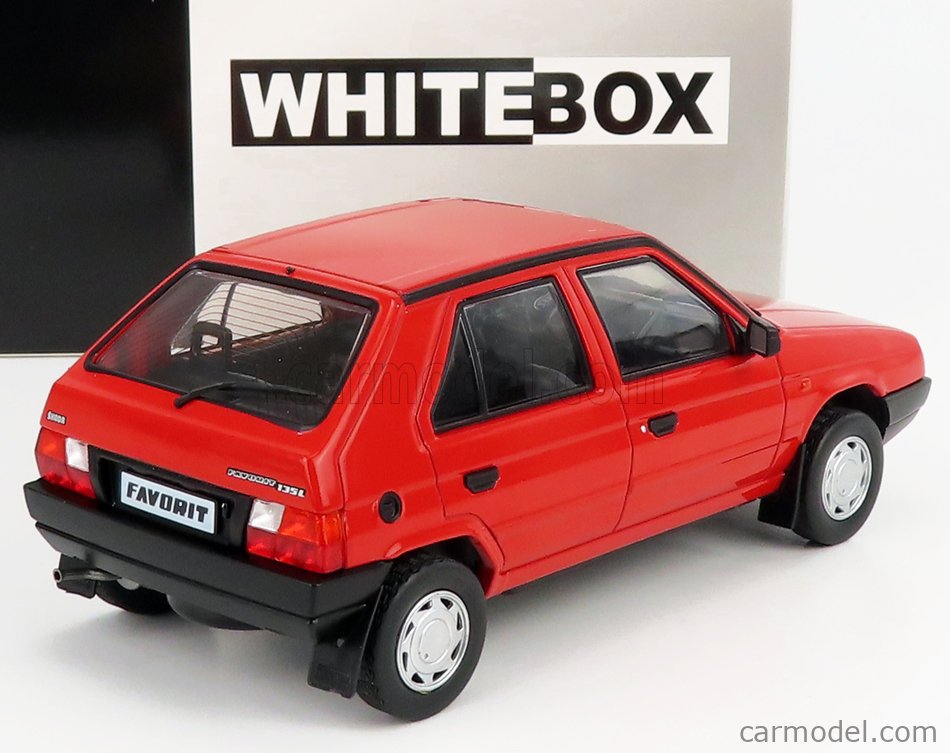 WHITEBOX WB124092 Scale 1/24 | SKODA FAVORIT 1989 RED