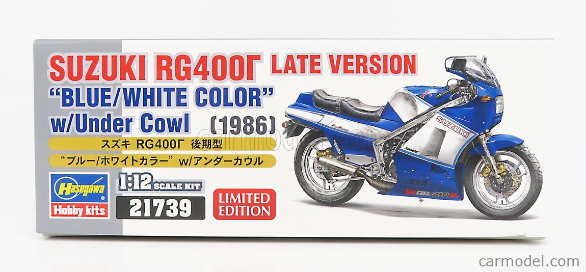 HASEGAWA 21739 Scale 1/12  SUZUKI RG400 1986 /