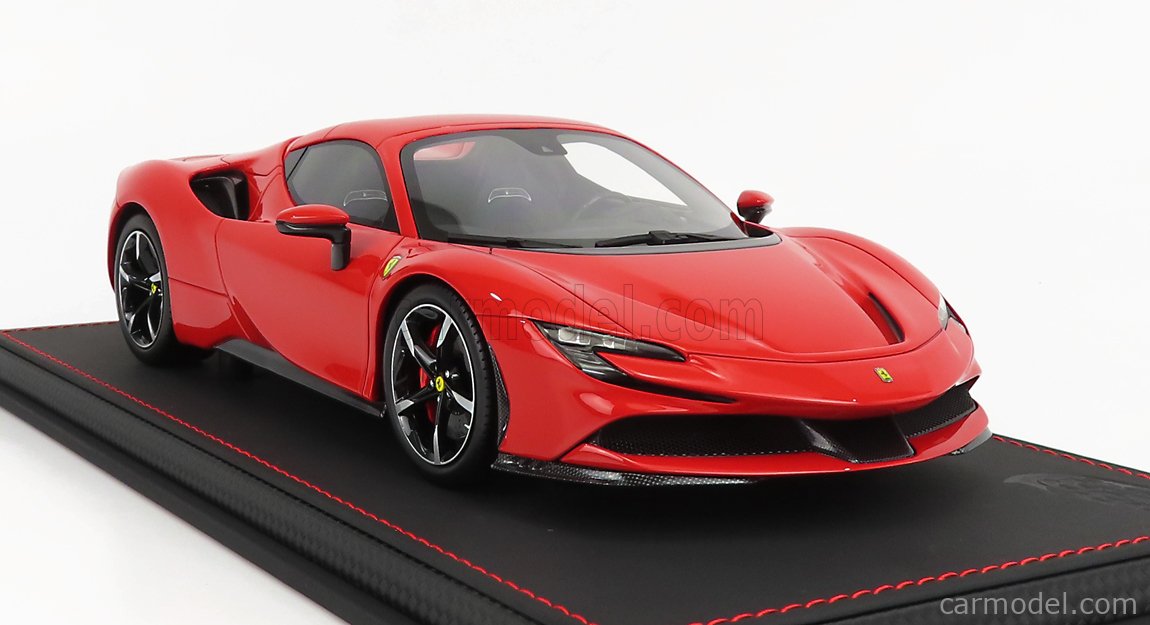 BBR BBRC249C – Ferrari SF90 Spider Toit Fermé – Rosso Corsa 322 – Échelle 1/43 – Modèle Neuf
