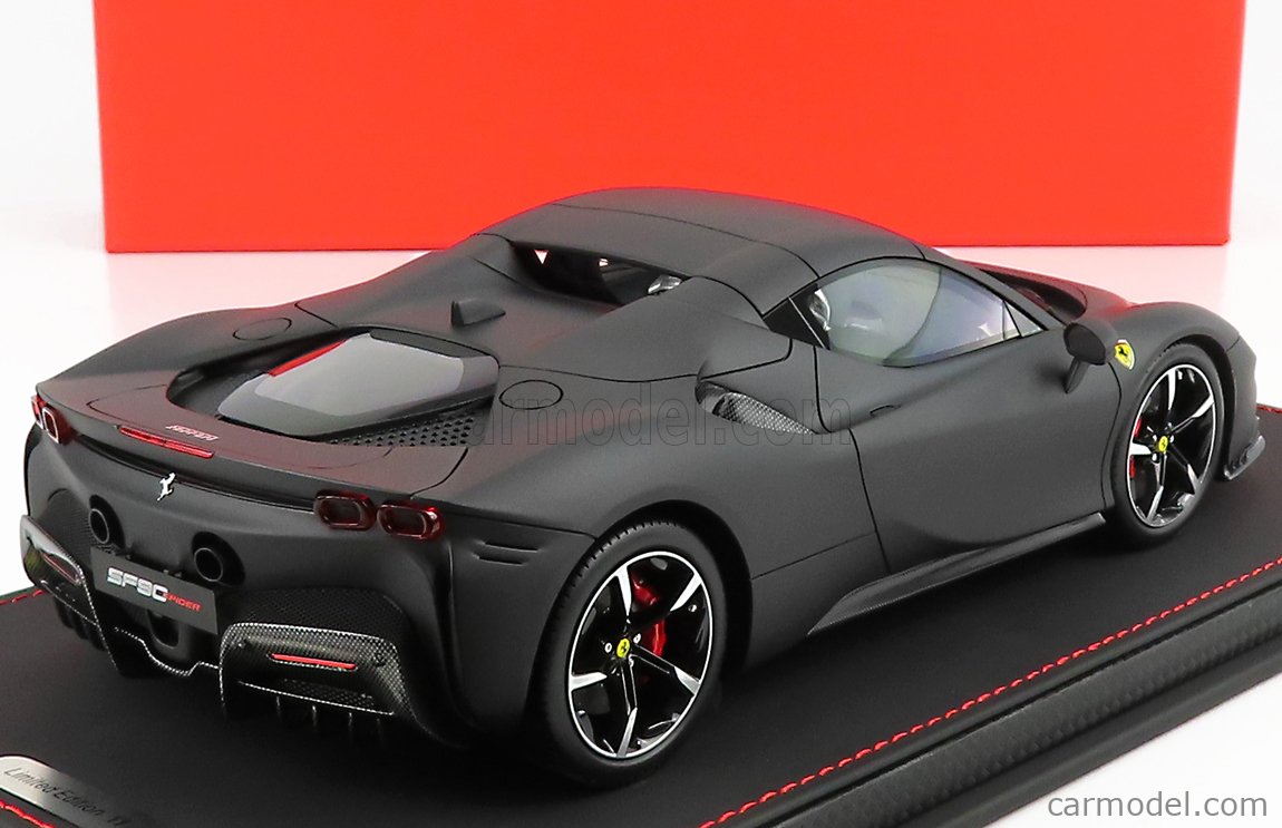 FERRARI - SF90 STRADALE HYBRID SPIDER 1000hp CLOSED ROOF 2020 - CON VETRINA  - WITH SHOWCASE