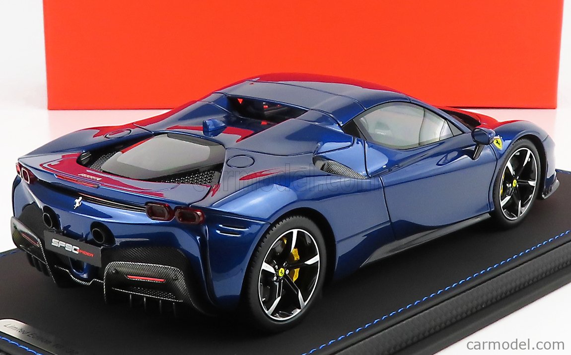 FERRARI - SF90 STRADALE HYBRID SPIDER 1000hp CLOSED ROOF 2020 - CON VETRINA  - WITH SHOWCASE