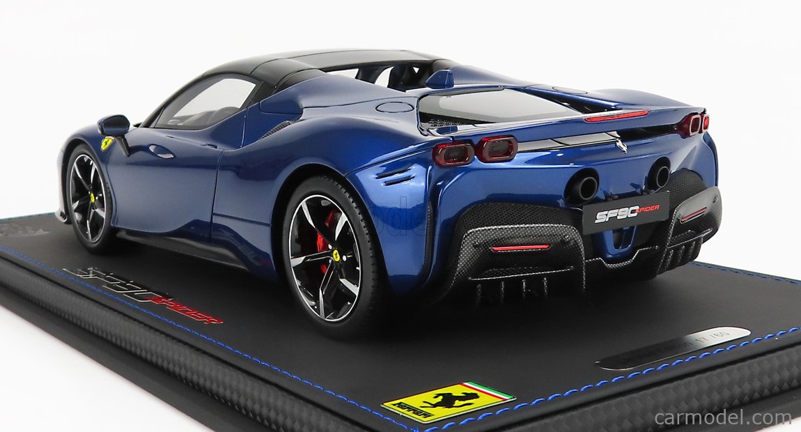 FERRARI - SF90 STRADALE HYBRID SPIDER 1000hp CLOSED ROOF 2020 - CON VETRINA  - WITH SHOWCASE