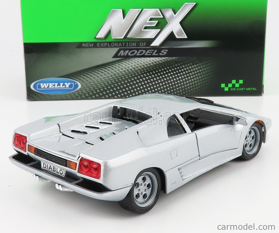 Modellino Auto Welly Lamborghini Diablo 1990 1:24 - Scala Collezionismo, Metallo Pressofuso