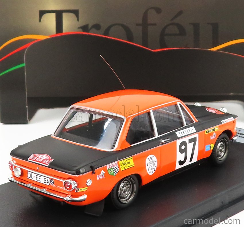 TROFEU TRRFR40 Escala 1/43 | BMW 2002Ti N 97 RALLY MONTECARLO 1970