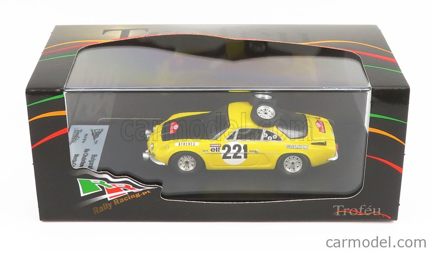 TROFEU TRRFR39 Scale 1/43 | RENAULT BULGARALPINE A110 COUPE N 221 RALLY ...