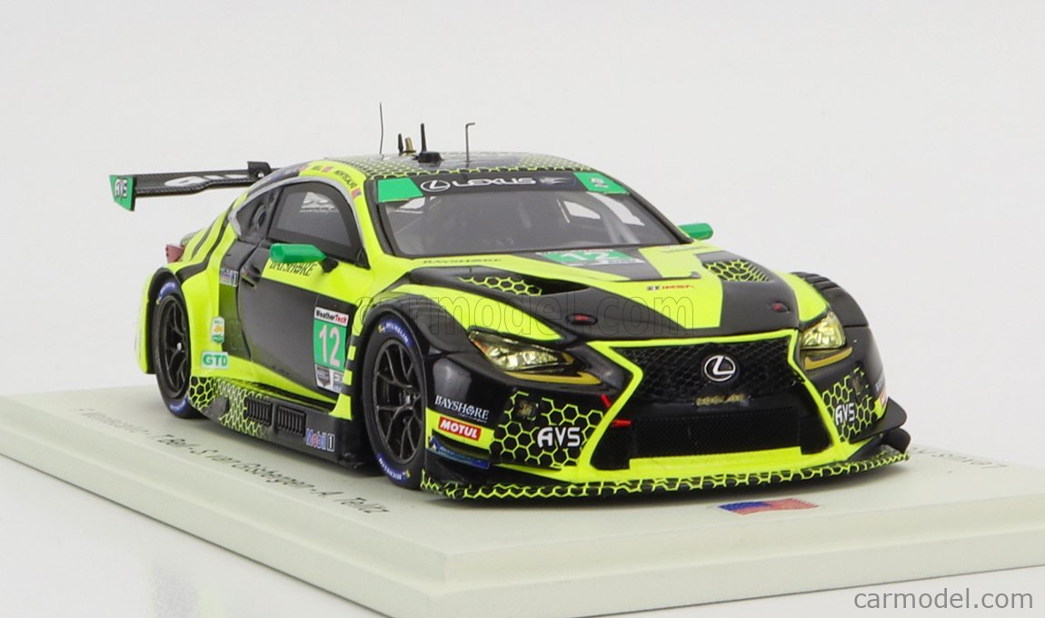 ミニカー Lexus RC F GT3 AIM Vasser Sullivan 1:43 SPARK Lexus Rc F Gt3 #14 Vasser Sullivan Daytona 2021