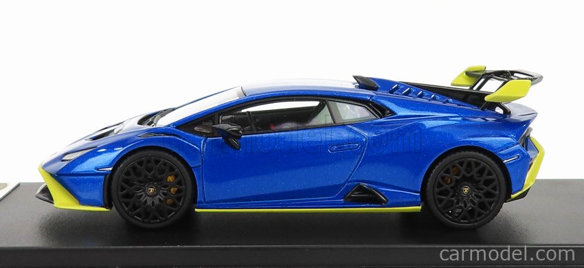 LOOKSMART LS523H Scale 1/43 | LAMBORGHINI HURACAN STO LP640-2 2021 BLU ...