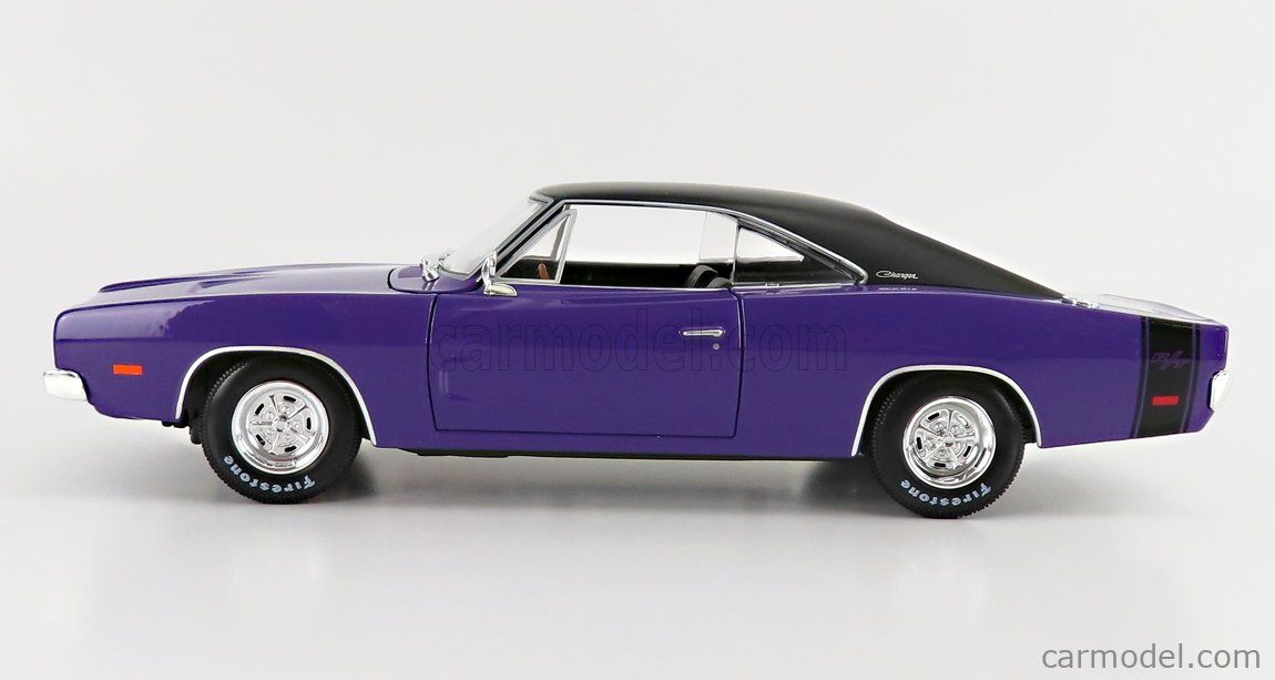 新品未開封✨Maisto 1969 Dodge Charger R/T パープル 1969 DODGE CHARGER R/T PURPLE BLACK TOP NEW IN BOX 1:18. | eBay