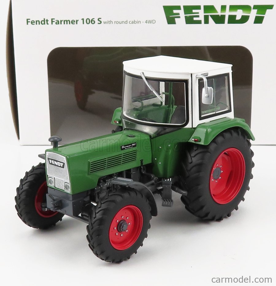 UNIVERSAL HOBBIES UH5312 Scala 1/32  FENDT FARMER 106S 4WD TRACTOR 1980 GREEN WHITE