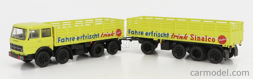 Camion Fiat 691 Millepiedi 1961 Gris - Modèle Réduit 1:87 Brekina Plast - Neuf