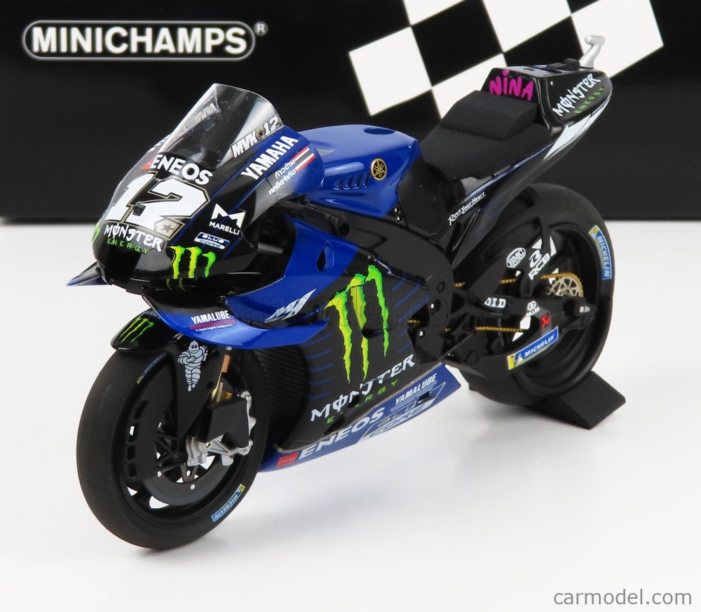 YAMAHA - YZR-M1 TEAM YAMAHA MONSTER ENERGY N 12 MOTOGP SEASON 2021 MAVERICK  VINALES