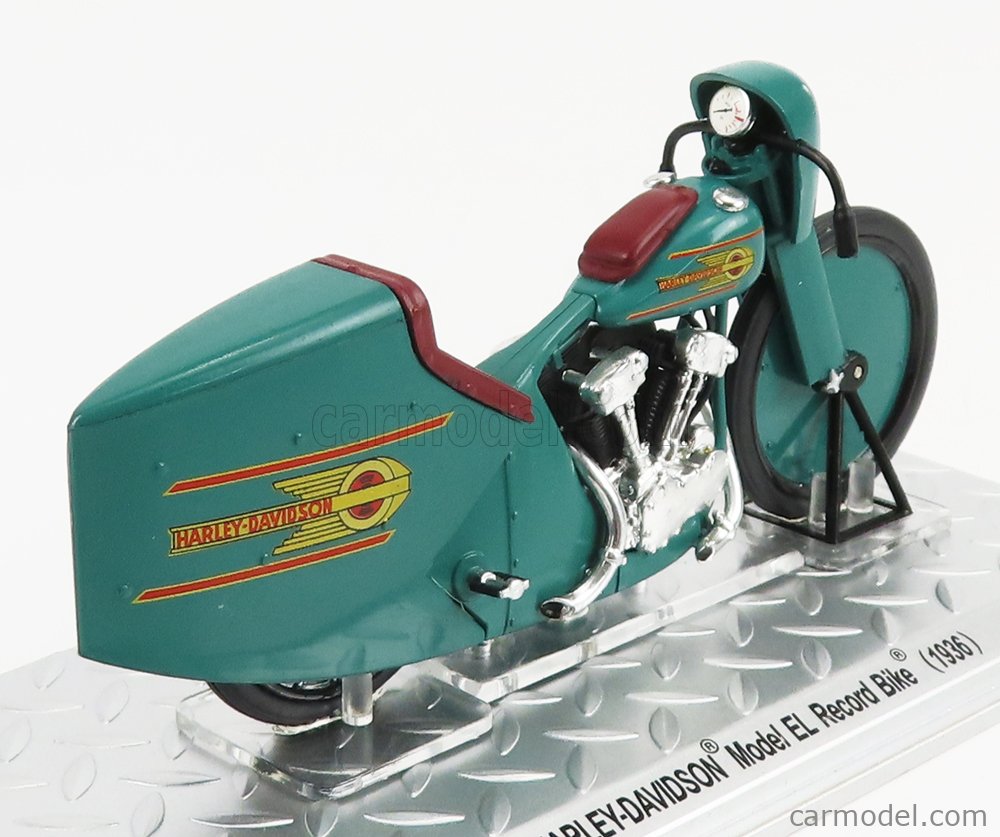 Edicola Hadaprcoll040 Scale 124 Harley Davidson Model El Record Bike