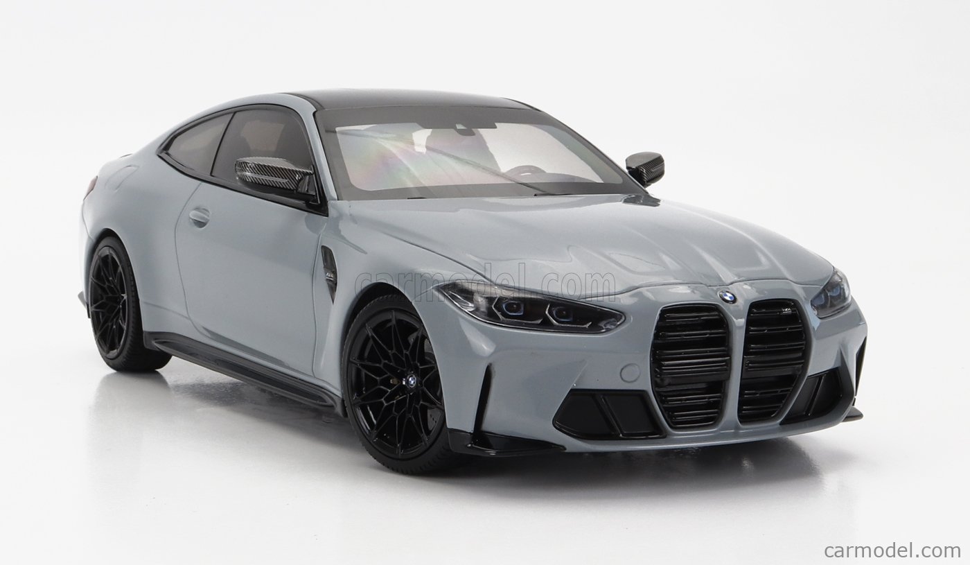 Minichamps 1/18 BMW M4 2020 Gris Métallisé - Modèle Neuf Sous Blister - Prévendu