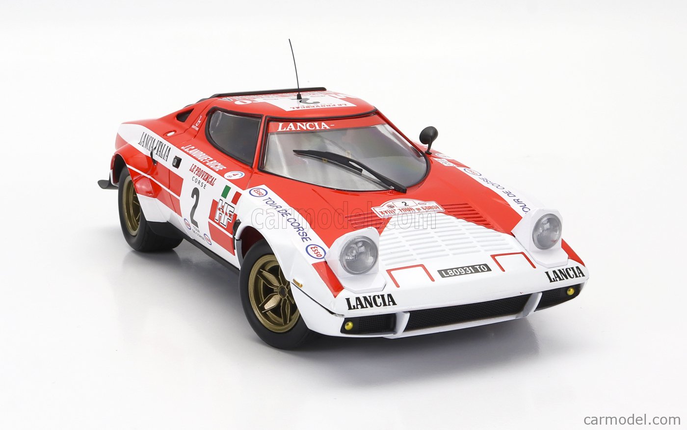 Minichamps 155741702 - LANCIA STRATOS – JEAN-CLAUDE ANDRUET / Â´BICHEÂ