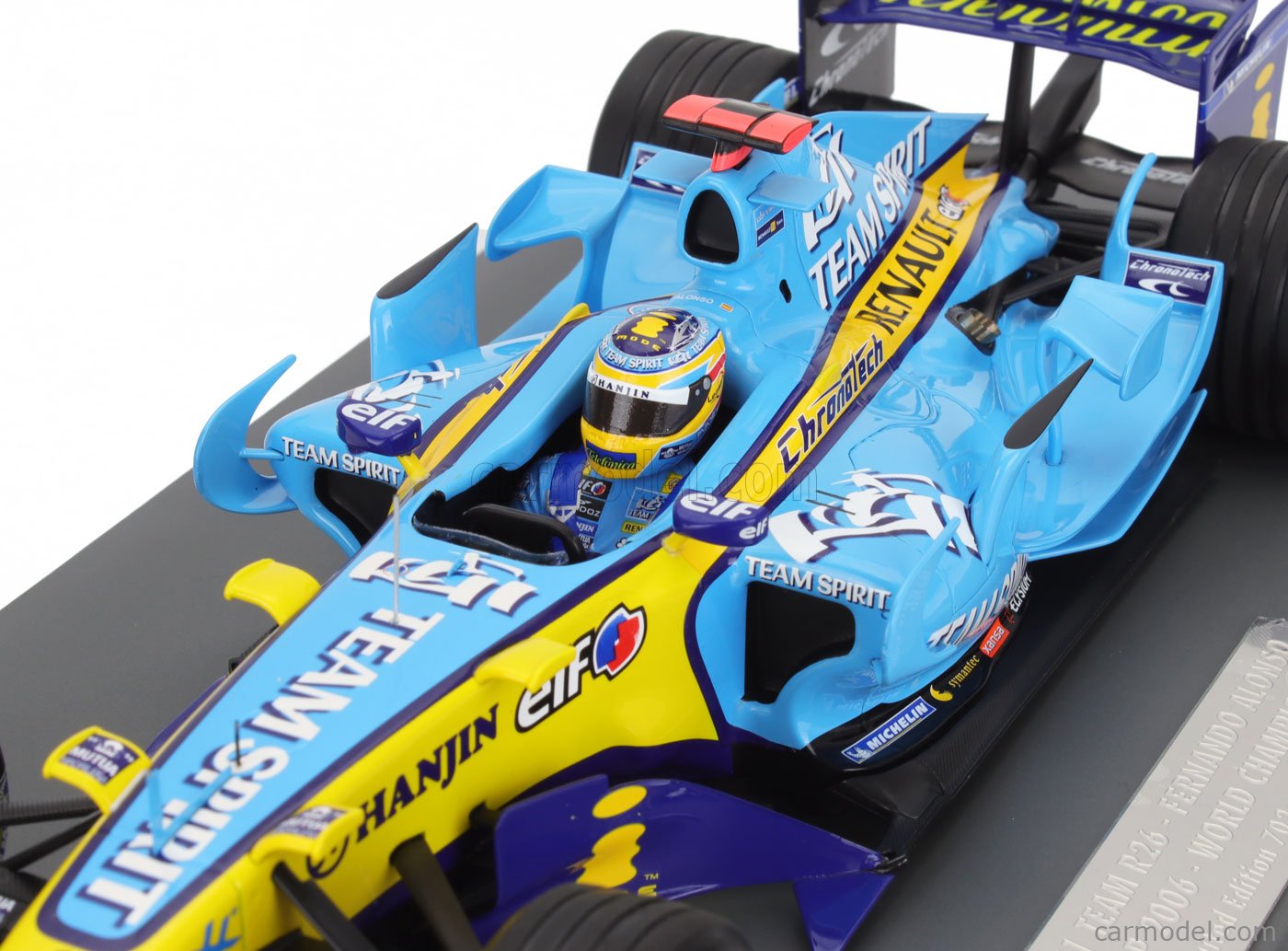 Renault F1カー ミニカー 1:18スケール ミニチャンプス 1/18 ルノー F1チーム R26 ブラジルGP 2006 F
