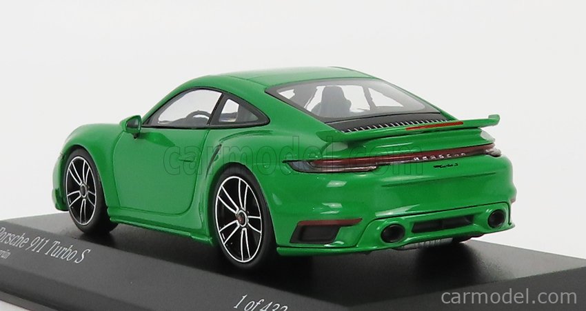 Porsche 911 (991) Turbo S – Vert Clair, édition Limitée 091/200, Minichamps 1/43