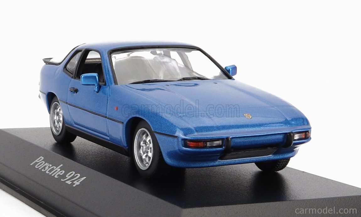 Porsche 924 1984 - Bleu Métallisé - Minichamps 1/43 - NEUF - Prévente